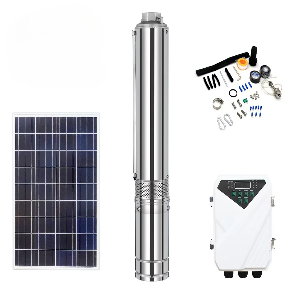 Solar Water Pump - Высоконапорный ирригационный насос для глубоких скважин,
