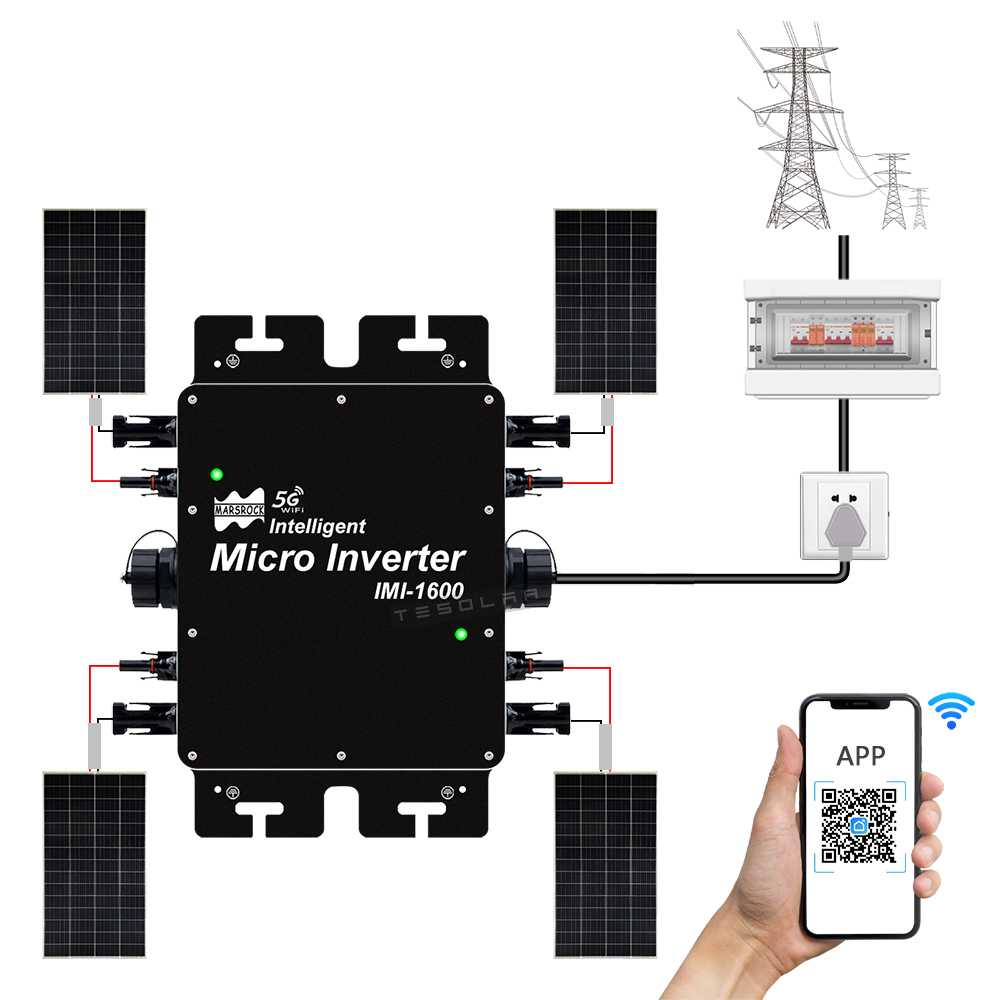 Микро солнечный инвертор 1600  – обзор и цена Off Grid Solar Kit